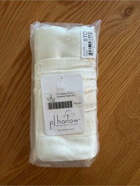 PJ HARLOW Dreamer Satin Pillowcase Set – Pearl | Standard/Queen (Set of 2) NWT